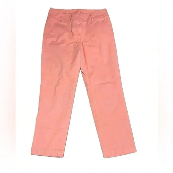 Talbots Chino Pants Daily Ankle petal pink cotton chino pants size 6 - Picture 1 of 9